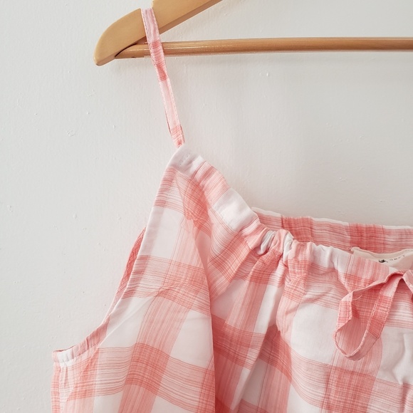 Lou & Grey Tops - Lou & Grey || Plaid Tie Sleeveless Cami